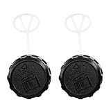 MCHNIC 2x Tankdeckel für 43cc 47cc 49cc 52cc Motorsense Rasentrimmer Freischneider Rasenmäher Kraftstofftank Benzintank