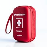 Erste-Hilfe-Set klein + Nachfüllpack + Stripes, Kompakt. Ideal für Outdoor, Reisen, Wandern, Fahrrad, Kinder, Alltag & Zuhause – Praktisch für Rucksack & Unterwegs