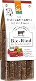 defu Hundesnack | 1 x 125 g | Hofleckerei Feine Stängelchen vom Bio Rind | Premium Bio Leckerlis für Ihren Hund