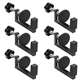 Honseadek Aluminium-Legierung, Terrassenmöbel-Clips, verstellbare Weidenklemmen, Sektionalsofa-Verbindungsstücke, Outdoor, Garten, Tisch, Stuhl-Stabilisatoren, 6 Stück