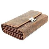 ayados Profi Kellner-Börse Voll Leder Taxi Kellner Portemonnaie Kellnerbörse Geldbörse Kellnertasche Kellnerportemonnaie (Kellner-Börse Vintage Braun Art.Nr: 67)