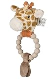 Sterntaler Greifling Giraffe Kaya - Aus kuscheligem Flausch - Integrierte Rassel - Baby- und Kleinkindspielzeug - Fördert die Motorik und Sinne von Babys - Ideales Geschenk, goldbraun
