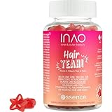 INAO Inner and Outer Beauty Hair YEAH! Gummies by essence – Vegane Nahrungsergänzung mit Multi Vitamin Komplex – Ohne Zuckerzusatz– 1 x 60 Stück