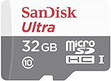 SanDisk Ultra microSDHC 32GB + SD Adapter 100MB/s Class 10 UHS-I