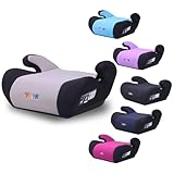 YALION Kindersitzerhöhung Sitzerhöhung Auto Kinder Kinderautositze Sitzerhöhungen- Kindersitz/Autositz für Kinder (Grau-A1)