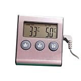 COLLBATH Kochthermometer Fleischthermometer sofort ablesbares Thermometer Ofenthermometer Grill Sonde