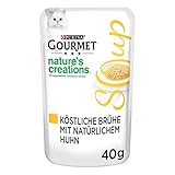 Gourmet Crystal Soup für Katzen mit naturbelassenem Huhn, 32er Pack (32 x 40g)