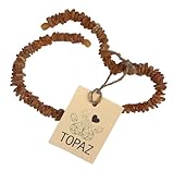 TOPAZ® Bernsteinkette Länge 20 cm Hund Katze gegen Zecken und Flöhe Zeckenschutz Hund