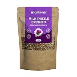 Martons Mariendistel gemahlen | 300g Mariendistelsamen Milk Thistle | Mariendistel Samen Gemahlen | Mariendistelsamen Gemahlen | Perfekt um Tee Zuzubereiten