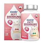 Fett brennen Aktivator Kapseln 10 in1 Stoffwechsel Turbo mit Grüner Kaffeebohne Grüntee (EGCG & Koffein), L-Carnitin & Weißer Kidneybohne – Vegan, 120 Kapseln in Deutschland produziert