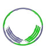 Hula Hoop Reifen 1,2-1,5-1,8kg Ø100cm 6-TLG dauerhaft robust Fitness (1,8 kg Grün-Grau)