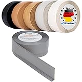 Floordirekt Sockelleiste Selbstklebende Rückseite - 50 x 15 mm - Küchenleiste, Knickleiste individuell zuschneidbar - Weichsockelleiste aus PVC (Länge: 10 Meter, Weiß, Oslo)