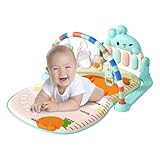 Spielbogen Baby - Floor Matte Aktivität Fitnessstudio - Spieldecke | Spielmatte | Ba -byspielspielspielzeug | Pädagogisches Sensorisches Musikspielzeug Mit Leicht Kriechendem