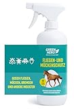 Green Hero Bremsen & Fliegenspray Pferd 500 ml | Sofortschutz gegen Bremsen, Fliegen, Mücken, Kriebelmücken & Hirschlausfliegen | Bremsenspray als Insektenschutz für Pferde