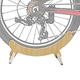 Bike Casti für die interne Lagerung - Fahrradständer aus Holz für kleine Fahrräder | Parkplatz-Organizer für Fahrräder Compact Stable für Haus, Wohnungen, Garagen, Garagen