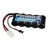 Carson 500608143 Empfang 6V/3000mAh NiMH TAM/JR-RC, Ersatzbatterie, Akku für ferngesteuerte Autos, RC-Zubehör