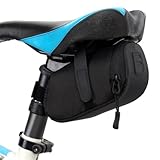 Satteltaschen für Fahrrad, Fahrrad Satteltasche, Wasserdicht Satteltasche Rennrad, Fahrradtasche Fahrradsitz Tasche mit Klett Befestigung für MTB Rennrad Faltrad