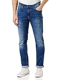 Tommy Jeans Herren Ryan Reg Strght Wmbs Dm0dm09551 Jeanshosen, Blau (Wilson Mid Blue Stretch), 33W / 32L EU