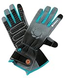 Gardena Rosenhandschuh 8/M: Dank Aramidmaterial an Handfläche und Fingern haben Dornen keine Chance, lange Ärmel schützen Handgelenke, mobile touch für Smartphonenutzung, Oeko-Tex geprüft (11540-20)