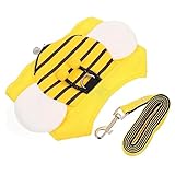 Toyvian 1Satz Hundegeschirr und Leine Tragbares Leichtes Katzengeschirr für Kleine und Katzen aus Bruchsicherem Material für