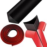 Winkelleiste Selbstklebend Wandabschlussleiste Küchenleisten Küchenabschlussleiste Arbeitsplatte Silikon Flexibel Wasserdicht Ataubdicht(Schwarz, 3Meter)