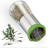 ZOLMER® Chilimühle aus Edelstahl & Glas | Gewürzschneider Schneidwerk - Chilischneider für grobe Gewürze & Chili - Gewürzmühle Kräutermühle - mit Aroma-Schutzdeckel
