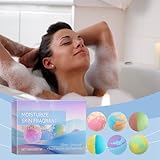 ColleeLin Schönheitslabor Badebomben-Geschenkset „Ultra Bubble XXL Fizzies“ 6 x 116 ml mit natürlichem Kakao aus dem Toten Meer und Sheaölen. Die Geschenkidee zum Geburtstag Geschenkset Pink