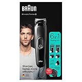 Braun All-in-One 3 Trimmer MGK3320, 6-in-1 Barttrimmer und Haarschneider für Männer, für Gesichts- und Kopfhaare, 1 stück