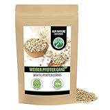 Alpi Nature Pfeffer weiß ganz 250g, weißer Pfeffer ganz, weiße Pfefferkörner, Pfefferkörner weiß