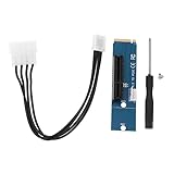 Artibetter Riser-Karte m.2 Key m Adapterkarte m-Key zum pcie-Adapter zum pci-e-Adapter Computerteil m. 2 zu PCIe Adapter m.2-zu-pci-e-Adapter Key m zu pcie konverter Rechner SSD Slot x4 Abs