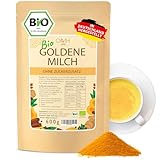 Goldene Milch Bio zuckerfrei Mix 600g ohne Zuckerzusatz Kurkuma Zimt Ingwer Muskat Golden Milk vegan