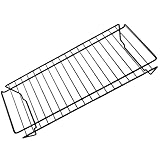 Sewroro Schwarzes Drahtregal aus Rostfreiem Eisen Stapelbarer Küchenarbeitsplatten Organizer mit Flaschen und Gewürzregal Vielseitiger Gewürz und Vorratsständer für Ordentliche