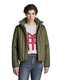 G-STAR RAW Damen Meefic Vertical Quilted Jacke, Grün (shadow olive D22241-B958-B230), XL