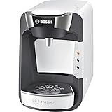 Tassimo Suny Kapselmaschine TAS3204 Kaffeemaschine by Bosch, über 70 Getränke, vollautomatisch, geeignet für alle Tassen, nahezu keine Aufheizzeit, 1300 W, weiß