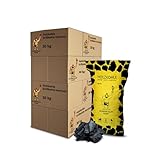 Neandertaler Feuer Holzkohle Grillkohle Buche - Charcoal BBQ 11 x 30 kg Kohle für Grill Smoker Kamin | Grillholzkohle aus Laubholz Buchenholzkohle 330 kg | Restaurant Qualität