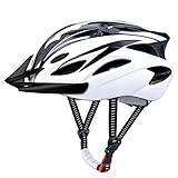 GOXIFACA Unisex Fahrradhelm für Erwachsene Damen Herren, Mit Abnehmbarem Visier und Polsterung, Verstellbarer Radhelm, für Mountainbike und Den Stadtverkehr (für Kopfgröße 58-62cm)