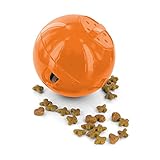 PetSafe SlimCat Futterball, Snackball für Katzen, Für eine spielerische Gewichtskontrolle, 150ml Trockenfutter, Orange