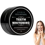 Thoquene Zahnweiss Pulver, Natural Charcoal Teeth Whitening Powder, Zahnweiß Aktivkohle, Entfernung Zahnflecken,Erfrischender Atem