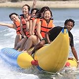 Aufblasbares abschleppbares Wasser-Bananenboot für lustige Wasserparks und Meeresjet-Surfen mit bequemen Sitzen
