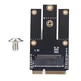 Mtlavishness m.2 ngff zum -PCIe -Adapter Notebook Wireless WiFi Bluetooth Network Card ConverterDable Support Hot Plug Plug und Spiele kein zusätzlicher Stromadapter oder Treiber