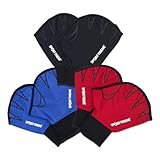Sport-Thieme Aquafitness-Handschuhe aus Neopren | Geschlossene Schwimmhandschuhe für Aquafitness, Aquajogging, Wassergymnastik | In S, M, L | Blau, Rot, Schwarz
