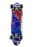 Ridge Longboard Shark, 71,1 cm (28 Zoll), mit 59 mm weichen Rädern, ABEC 7 Kugellagern