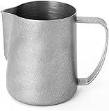 Milchkännchen, Milchaufschäumkrug, Milchkännchen Kaffee Pull Flower Cup Retro Milchschaumtank Milchschaumbecher Milchkännchen