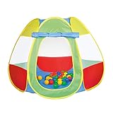 Knorrtoys 55323 - Bällebad Bellox inklusive 50 Bälle, Spielzelt, bunt, 100 x 100 x 90 cm