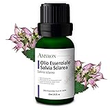 Ätherisches Muskatellersalbeiöl AMYRON 15 ml Natürlich und rein zu 100% Ideal für Aromatherapie und ätherische Öldiffusoren/Aromatische Massagen/Lebensmittelgebrauch