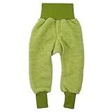 Cosilana Hose Woll-Fleece, Größe 50/56, Farbe Lindgrün melange - Vertrieb nur durch Wollbody®