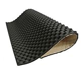 WANGZEYU DäMmmatte Auto 20mm Car Hood Engine Firewall Heat Mat Car Sound Deadener Mat Noise Proof Bonnet Insulation Firewall Heat Foam Cotton Sticker Isolierung FüR Autos(50cmx50cmx2cm)