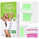 Vliesstreifen in Profiqualität von PINK Cosmetics (100 Stück) für Wachs und Zuckerpaste - hohe Klebekraft für Wachsen und Zucker - reißt nicht bei der Haarentfernung