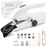 Philorn Mini Handnähmaschine Elektrisch, schnelle tragbare Nähmaschine für Anfänger, Nähset für Zuhause, Reisen und Bastelprojekte
