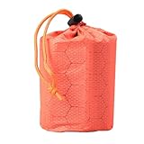 petjoyful PE-Aluminiumfolie-Schlafsack, Aufbewahrungstasche, Outdoor-Kordelzug, Kompressionssack, Tasche für Outdoor-Camping